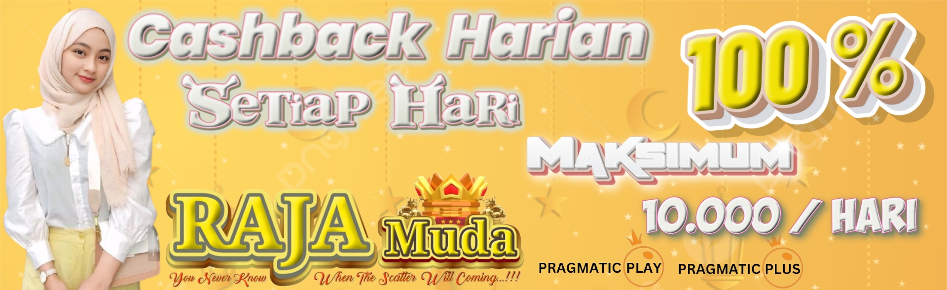 Rajamuda Cashback Harian 100%