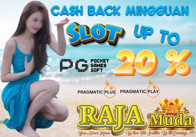 Rajamuda CashBack Slot Mingguan